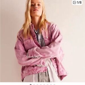 Free People We The Free opal swing denim jacket sz s